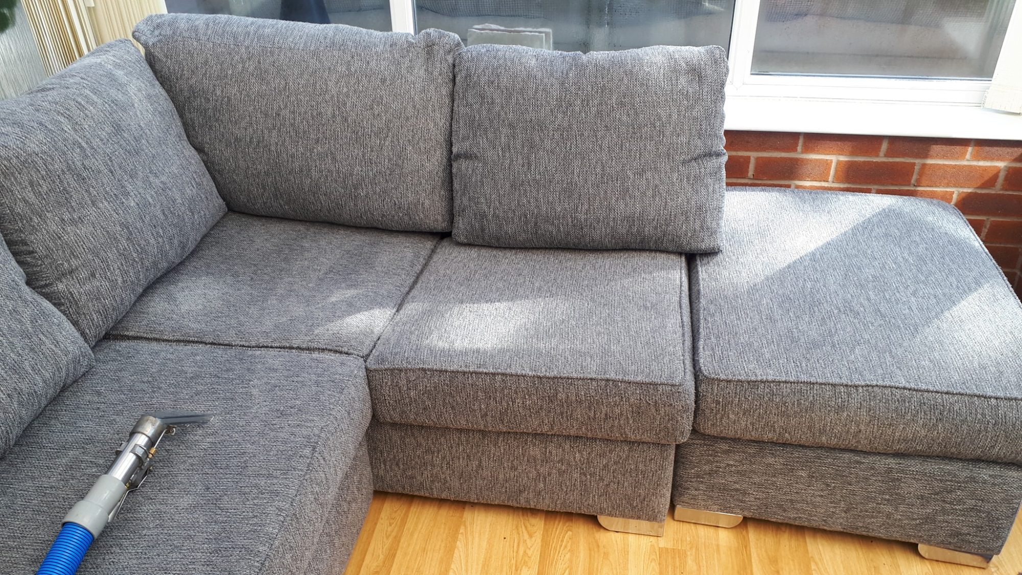 Cleaned upholstery