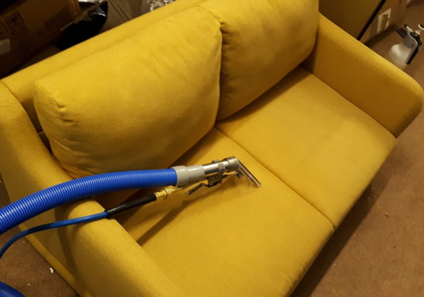 Cleaned upholstery
